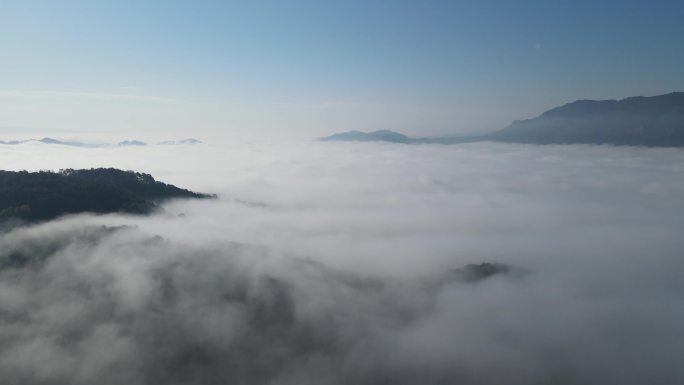 云海航拍，普洱茶山，延时，延时航拍