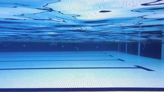 水下运动员蝶泳风格