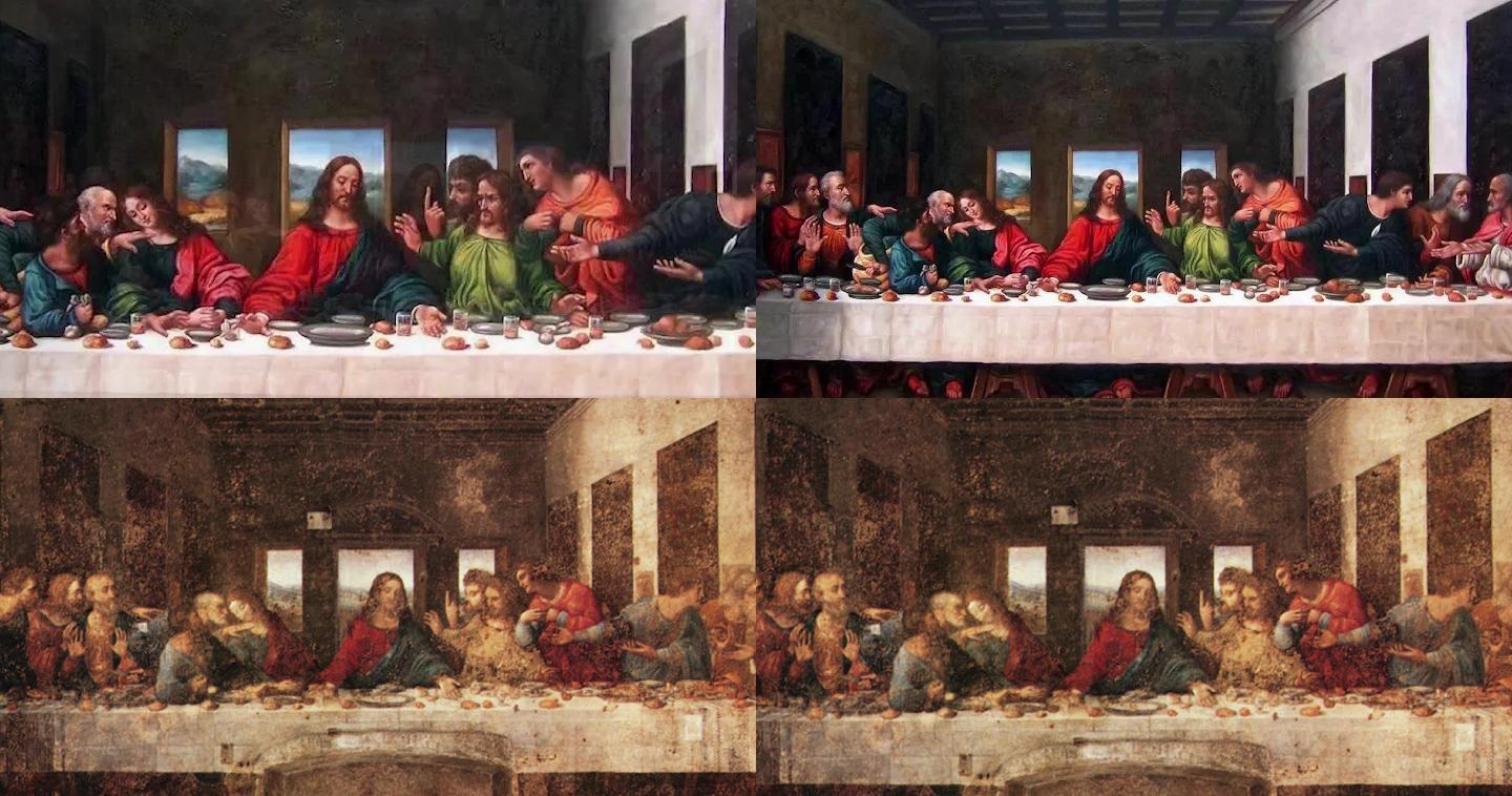 《最后的晚餐》达芬奇油画