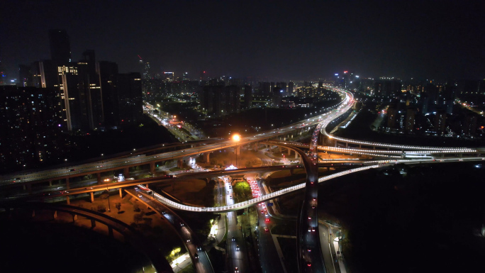 杭州交通夜景