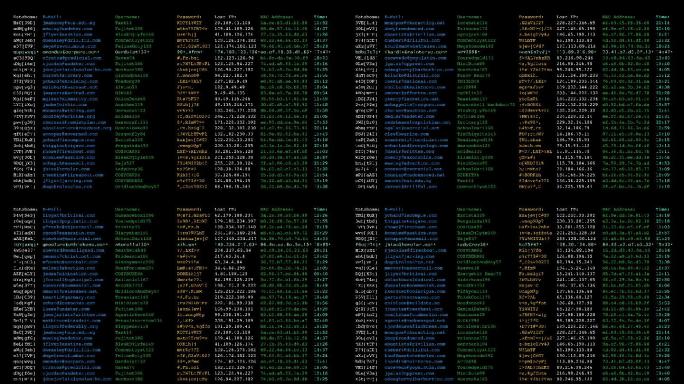 破解密码列表和所有用户详细信息