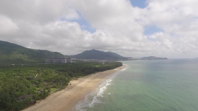 石梅湾  海滩  海水 沙滩