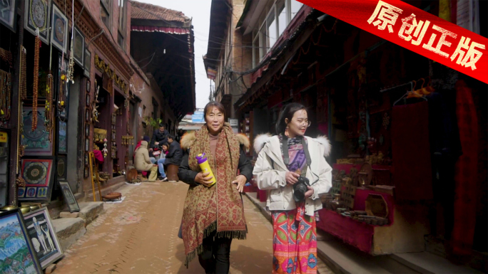 异国风情人文旅游客旅拍逛街 4k尼泊尔