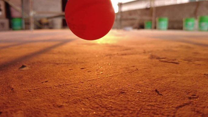 水泥地板  乒乓球