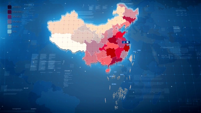 全国新冠疫情分布地图上海疫情
