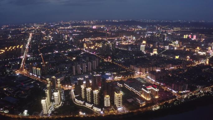 株洲河西夜景