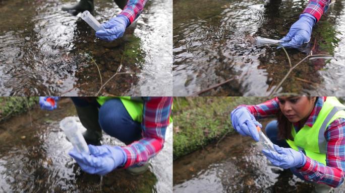 河流中的微塑料污染