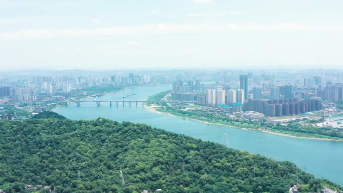 【4K】株洲城市航拍 湘江两岸