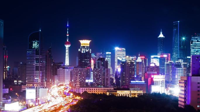 上海城市延时