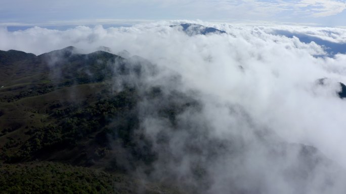 太行山析城山中条山伏牛山穿云山峰云海