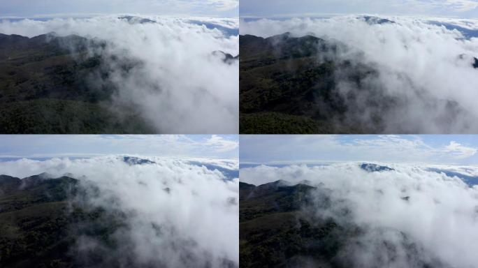 太行山析城山中条山伏牛山穿云山峰云海