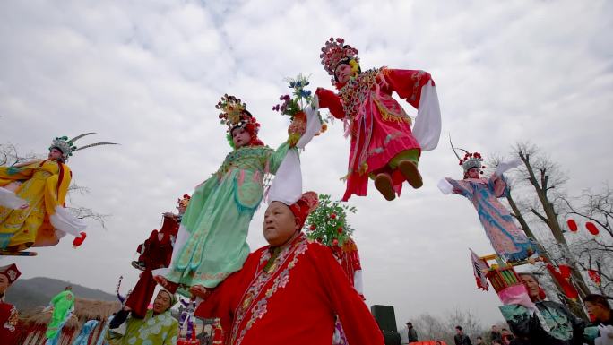 中国北方过年过节习俗高跷