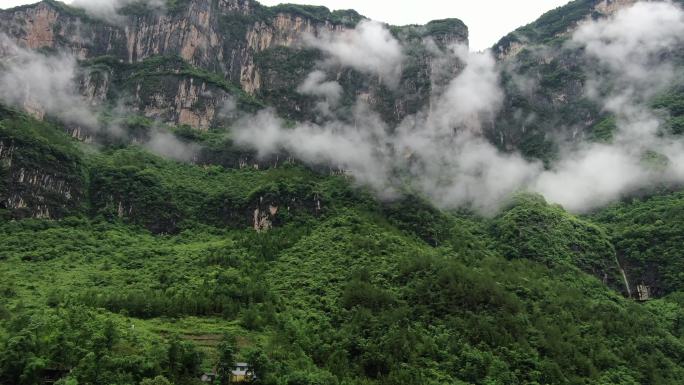 宣汉巴山大峡谷-大巴山褶皱