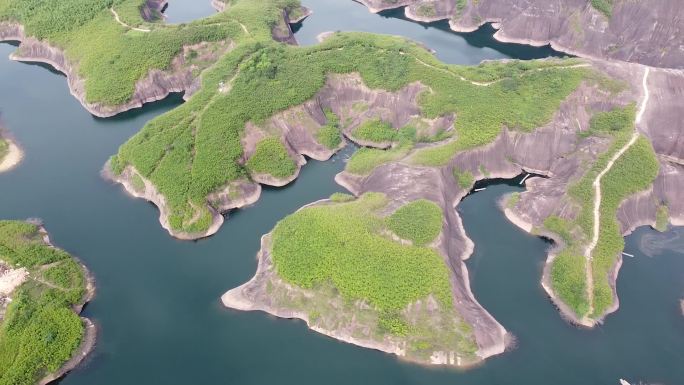 航拍郴州高椅岭风景区