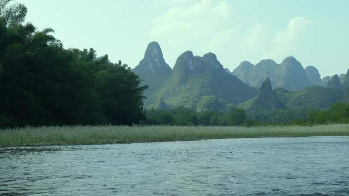 漓江两岸风光  江河两岸景色