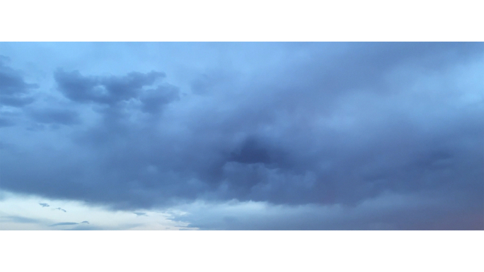 【宽屏天空】灰蓝雾云多云阴云阴天积雨云层