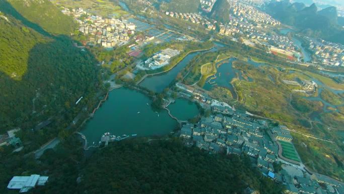 桂林 芦笛岩 桃花江 生态园 山水 风景