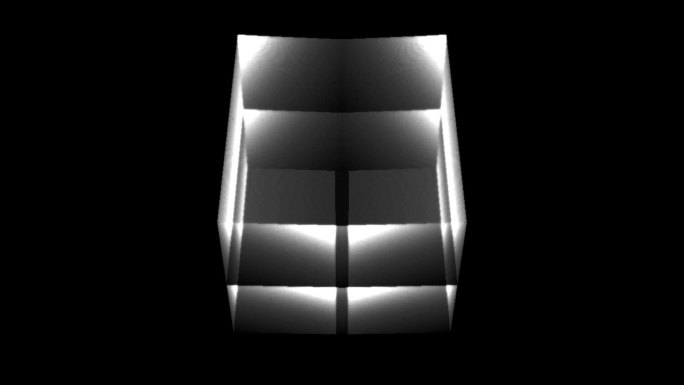 黑白光影立方体动感魔方137