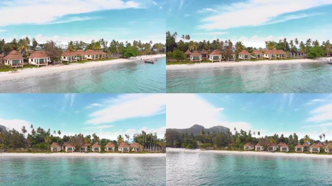 泰国高木岛海滨的旅游别墅