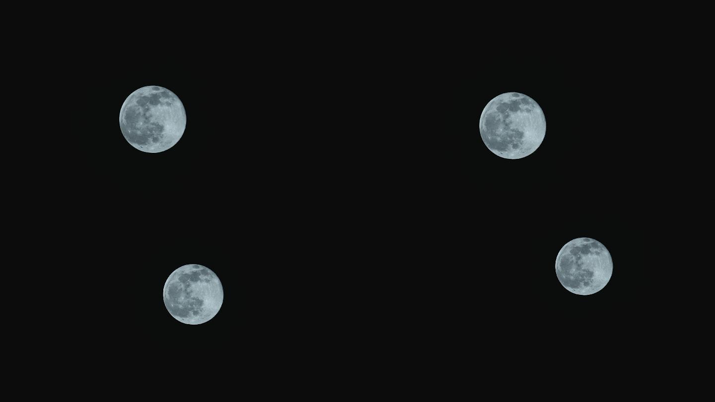 4K月球轨迹延时唯美空镜