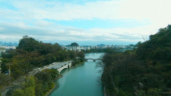 桂林 榕湖 两江四湖 山水 名城 风景