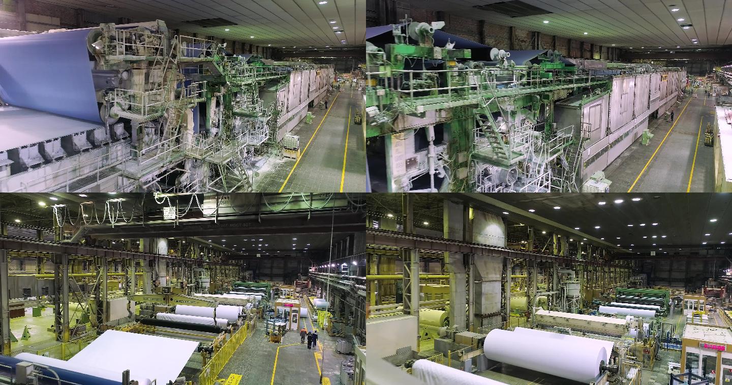 造纸机纸张生产生产设备自动化工厂制造