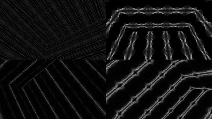 简洁黑白线条光影变幻旋转空间背景素材30
