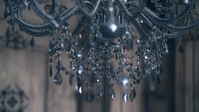 漂亮的枝形吊灯视频素材室内装饰灯饰美观