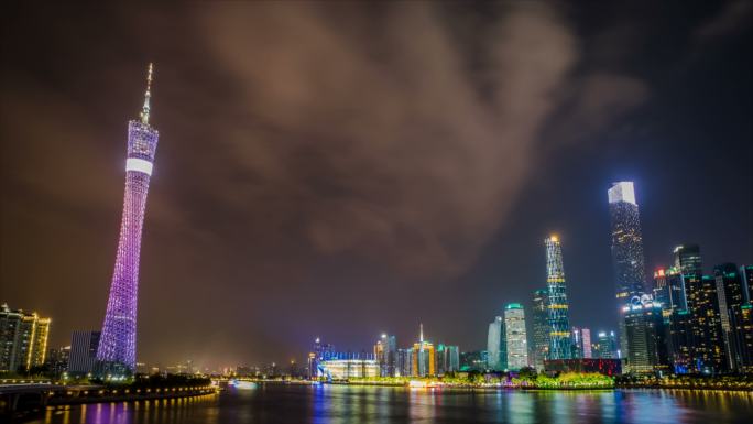 广州珠江新城夜景