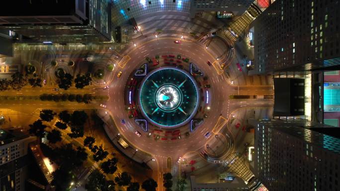 新加坡市著名的市中心交通圈