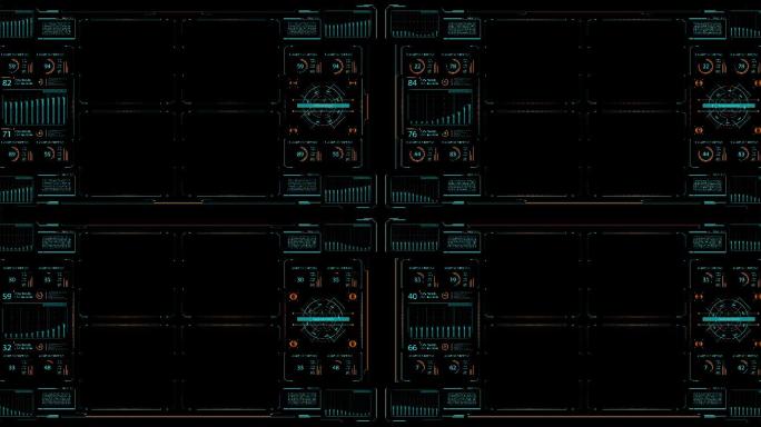 未来派控制面板。