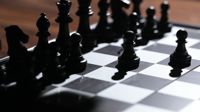 国际象棋对弈高端商务品质生活商业商战对战