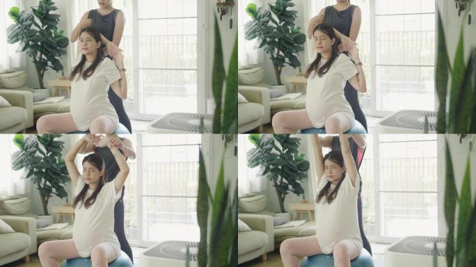 怀孕期间在家锻炼健康练习