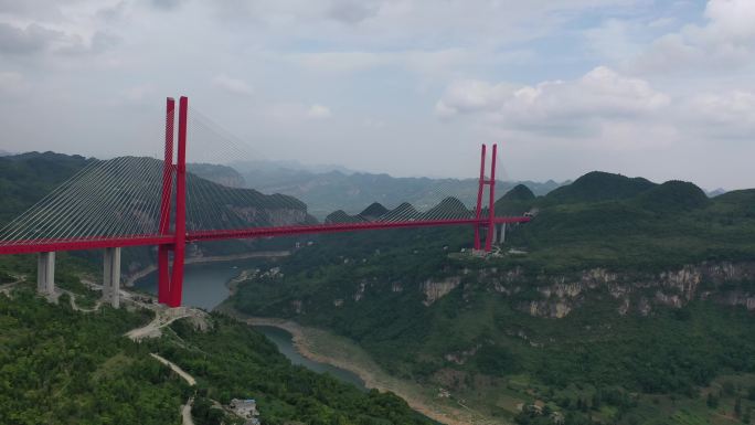 【4K正版素材】航拍贵州鸭池河大桥