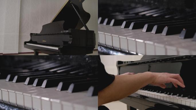 三角钢琴4K高清素材