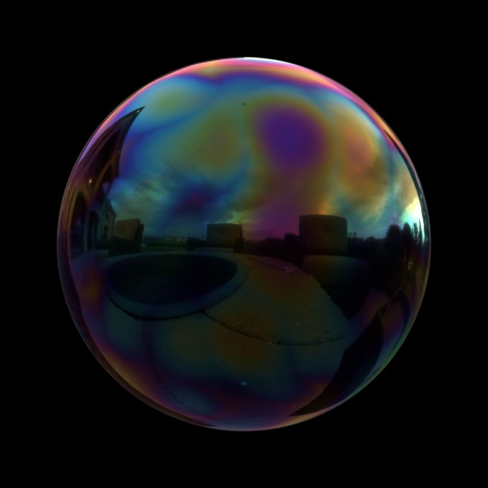 表面流动的泡泡 alpha透明通道