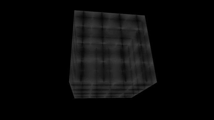 黑白动感旋转魔方三维空间背景素材82