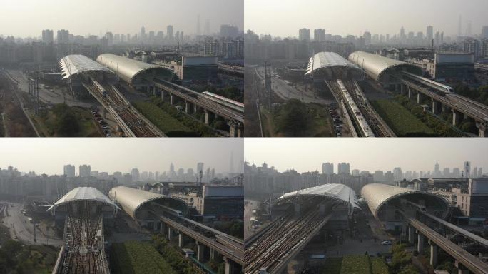 4K原素材-上海地铁龙阳路站