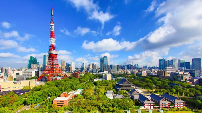 日本东京国外外国风景风光异国风情