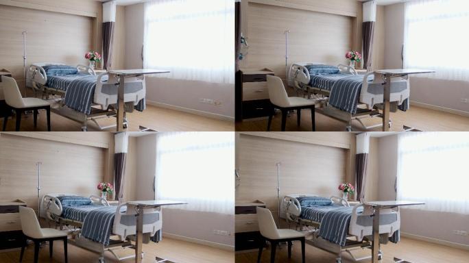 空的病人房间疗养设施硬件舒适的就医环境病