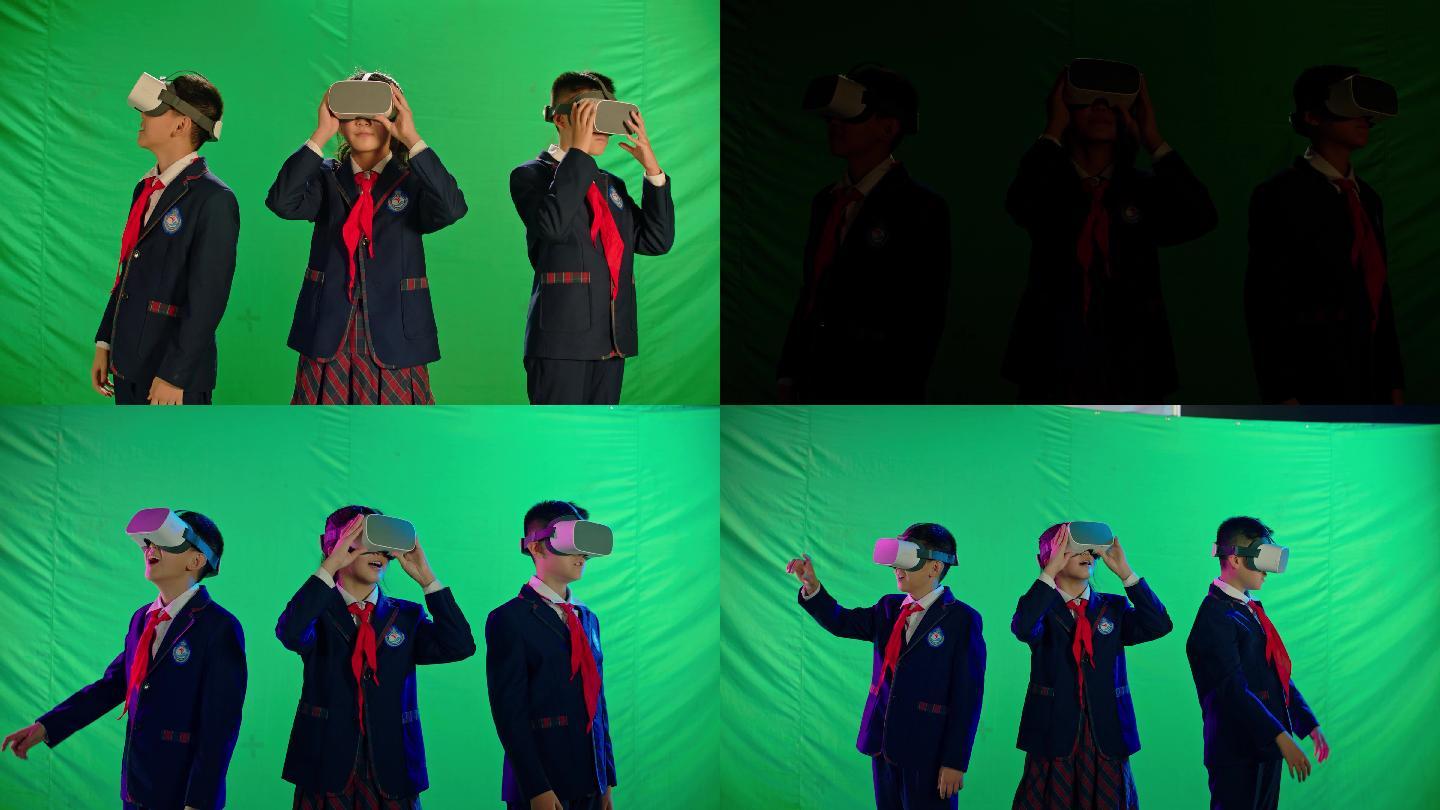 学生VR课程绿幕抠像