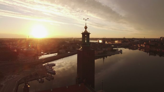 斯德哥尔摩市鸟瞰图