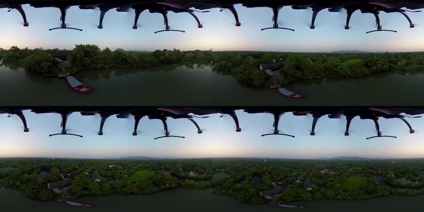 西溪湿地01 8K航拍全景VR 360度