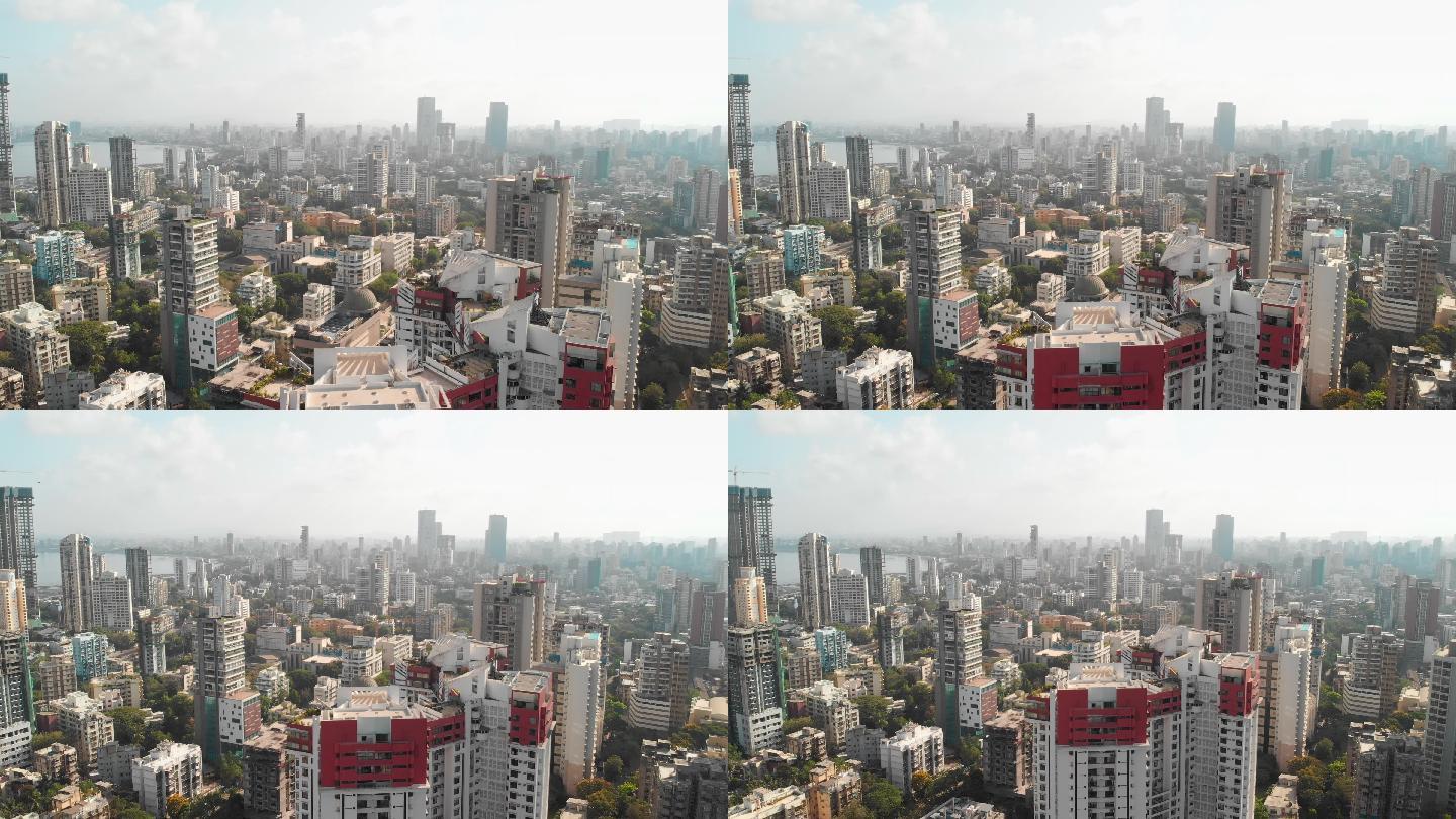 城市鸟瞰图人类社会国外城市房产楼市