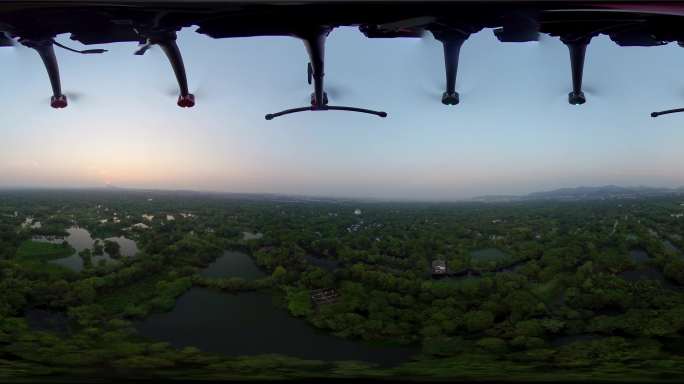 西溪湿地  8K航拍全景VR360度环幕