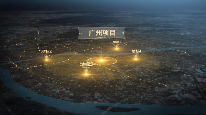广州 区位图展示分析金色光线企业科技地图