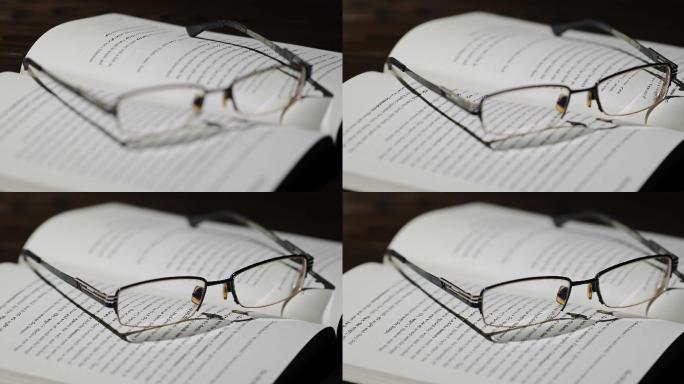 英文书上的眼镜