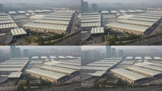 4K原素材-上海新国际博览中心