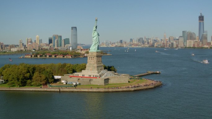 自由女神像与纽约市