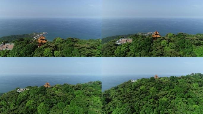 铜鼓岭月亮湾 青山大海蓝天